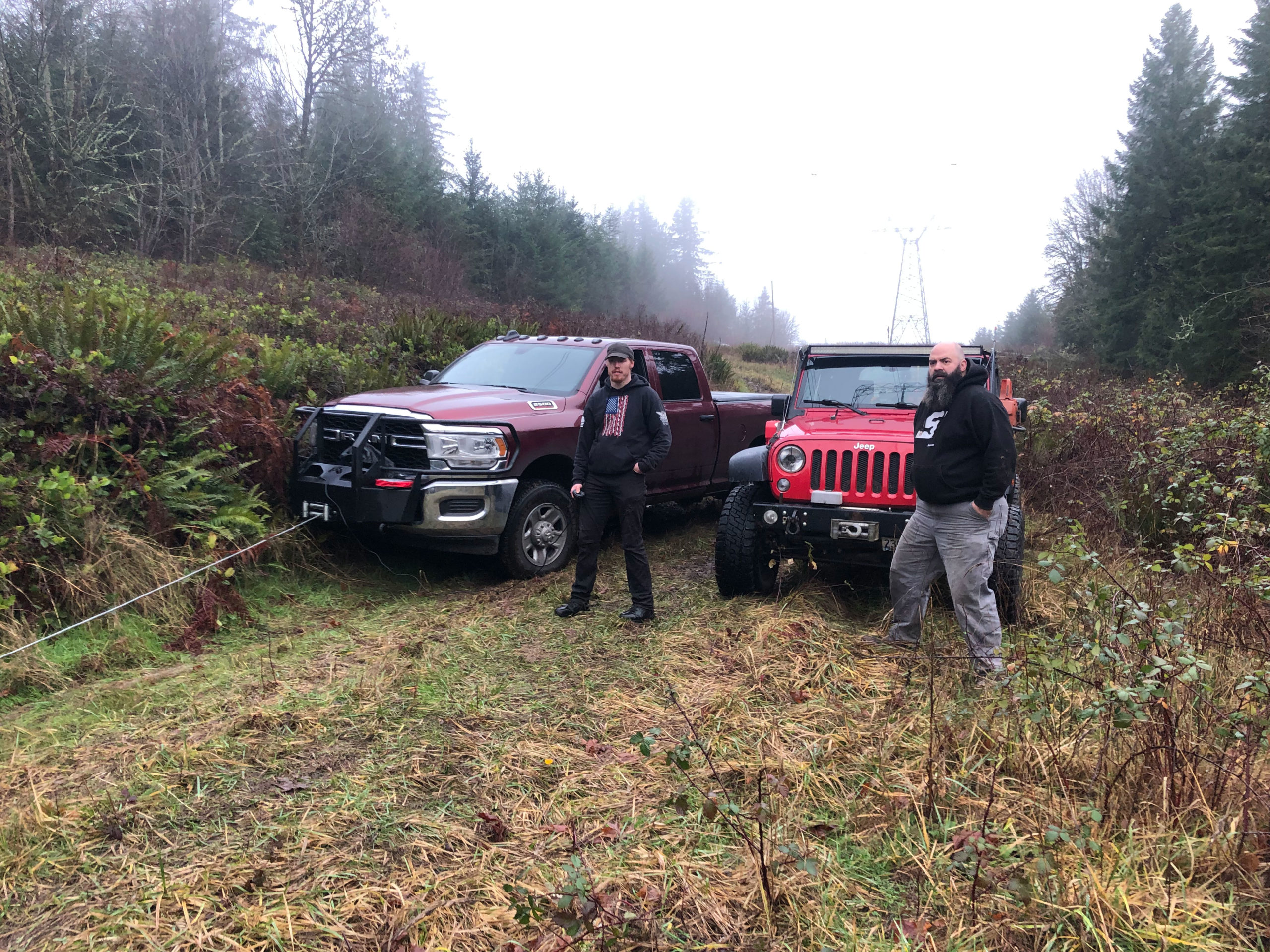 Muddy recovery near Scappoose