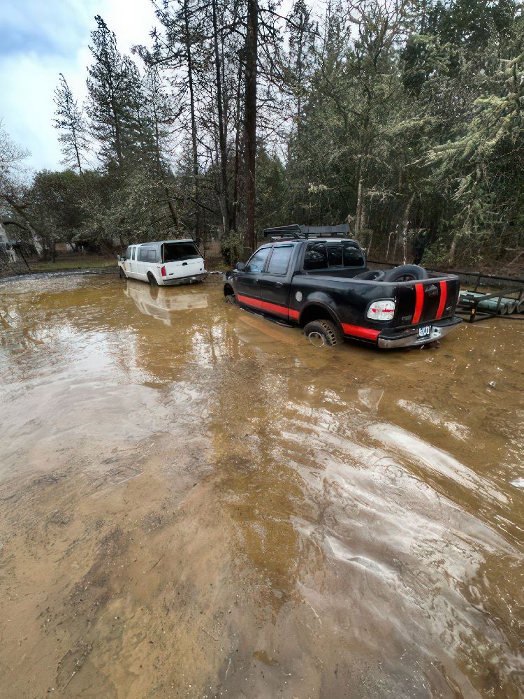 Muddy Trucks Stuck