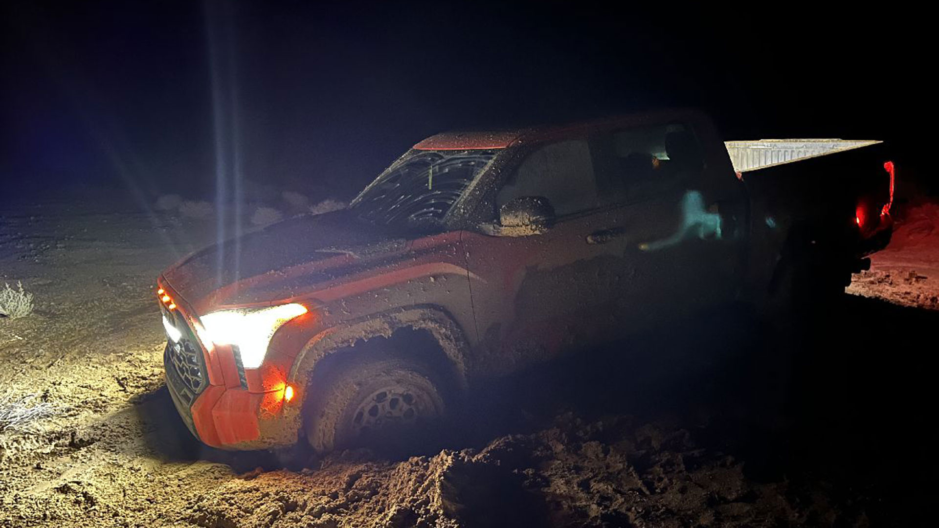 Stuck in mud in California