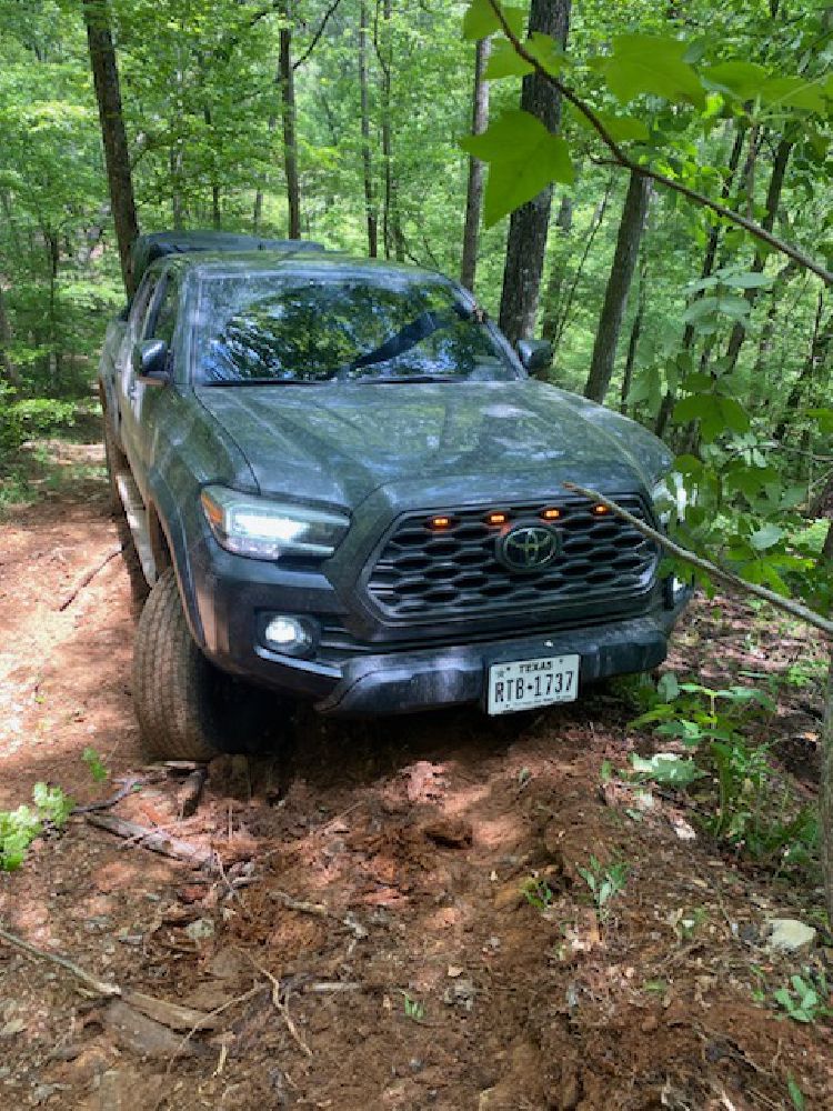 tacoma stuck in the trail