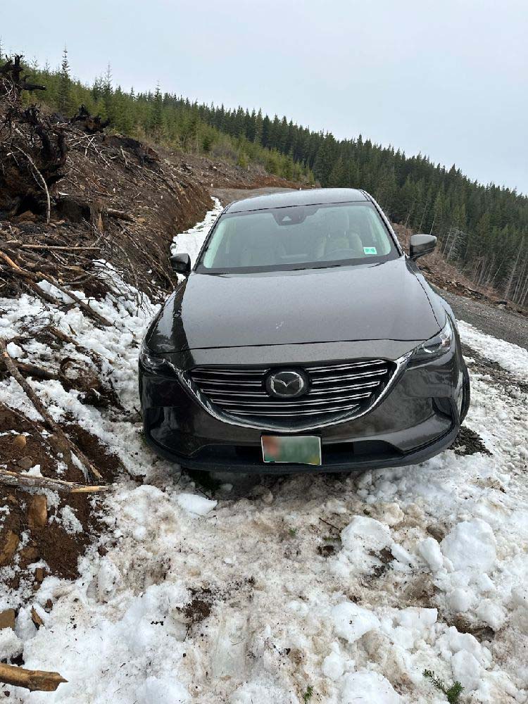 offroad recovery in oregon of mazda 