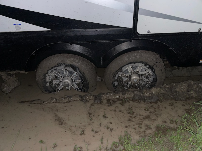 rv trailer stuck in utah