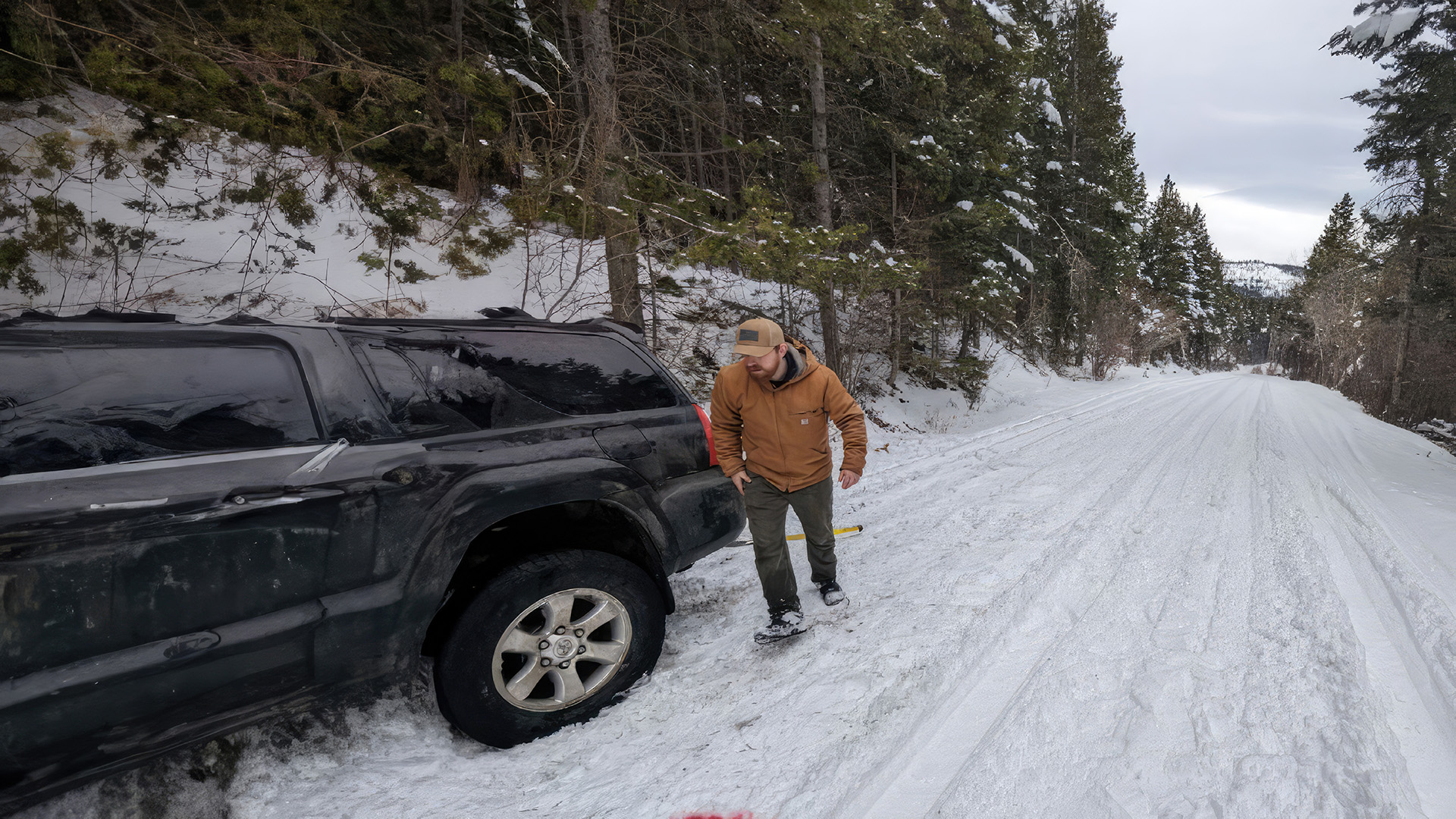 offroad recovery in Montana 4x4 rescue