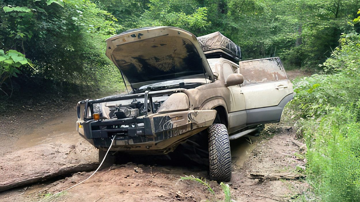 offroad recovery in Arkansas 4x4 rescue