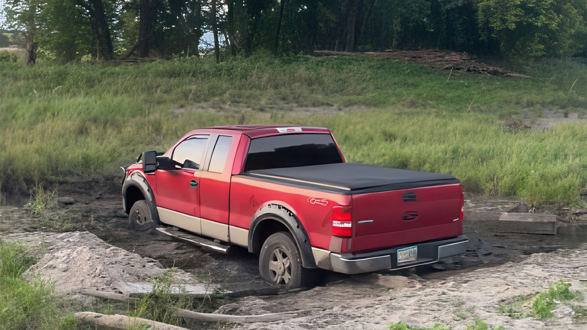 Stuck in mud in South Dakota