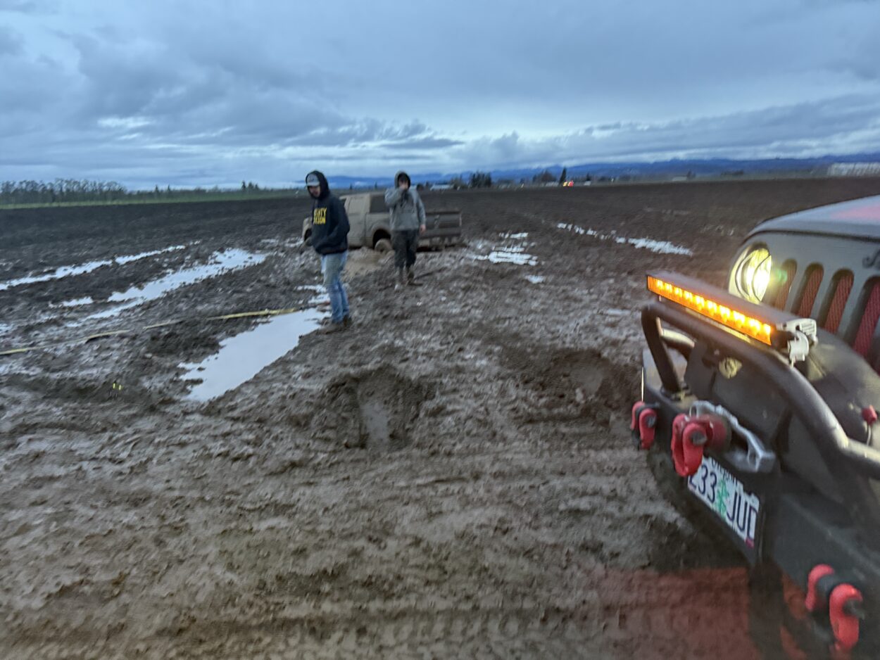 offroad recovery in private property