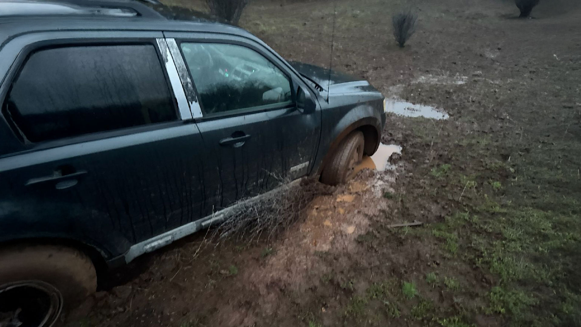 I’m stuck in just a little bit of mud