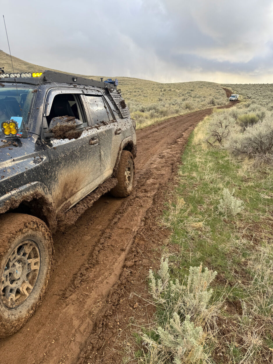 offroad recovery near the Painted Canyon Reservoir
