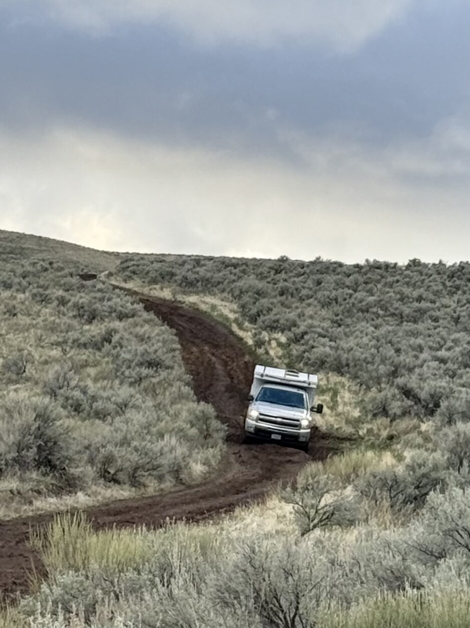 offroad recovery near the Painted Canyon Reservoir