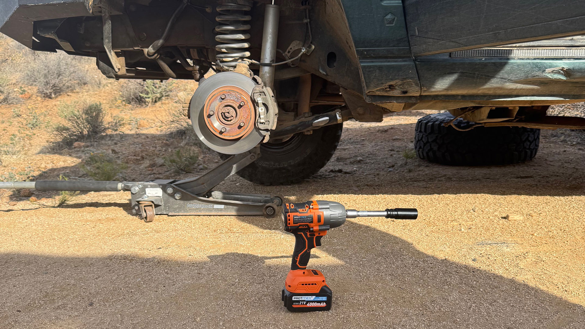 Floor jack and tools needed