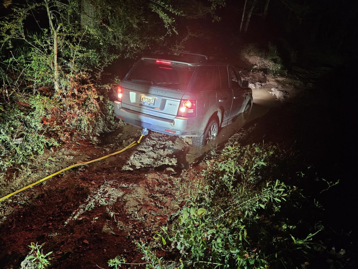 offroad recovery in Alabama 4x4 rescue