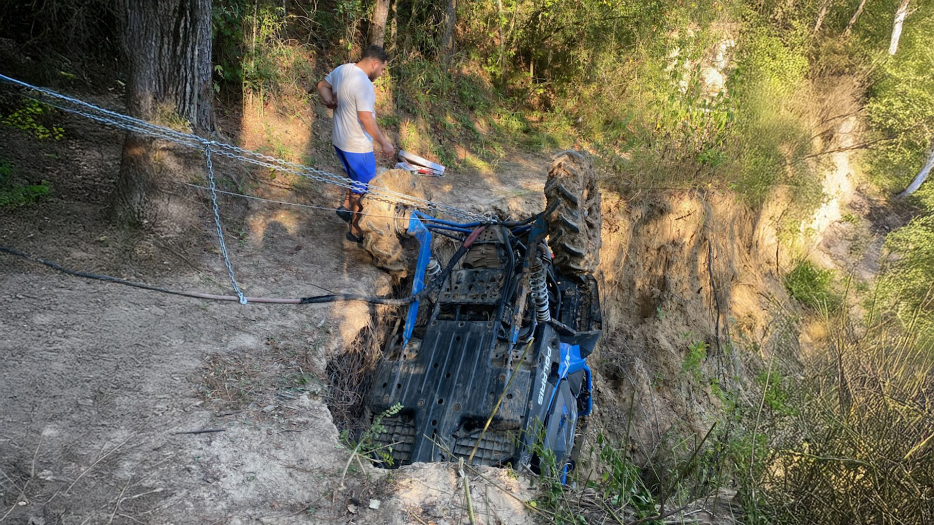 It fell over the edge