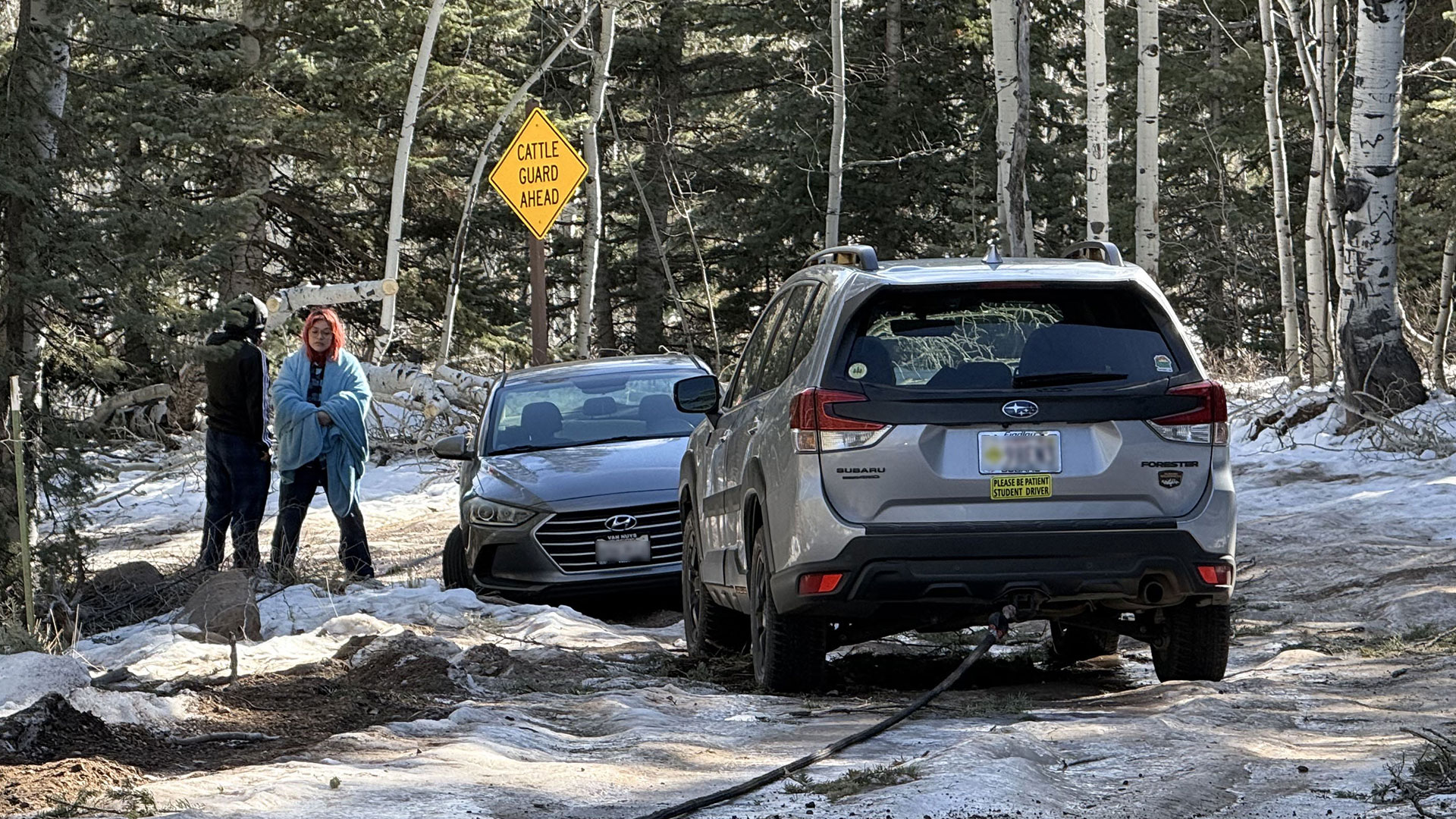 My car just needs to be pulled up about 20-30 feet