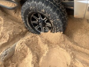 k2500 buried in sand