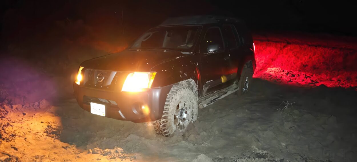 Xterra off-road 4lo with locking rear diff still stuck texas 4x4 rescue
offroad recovery in Texas