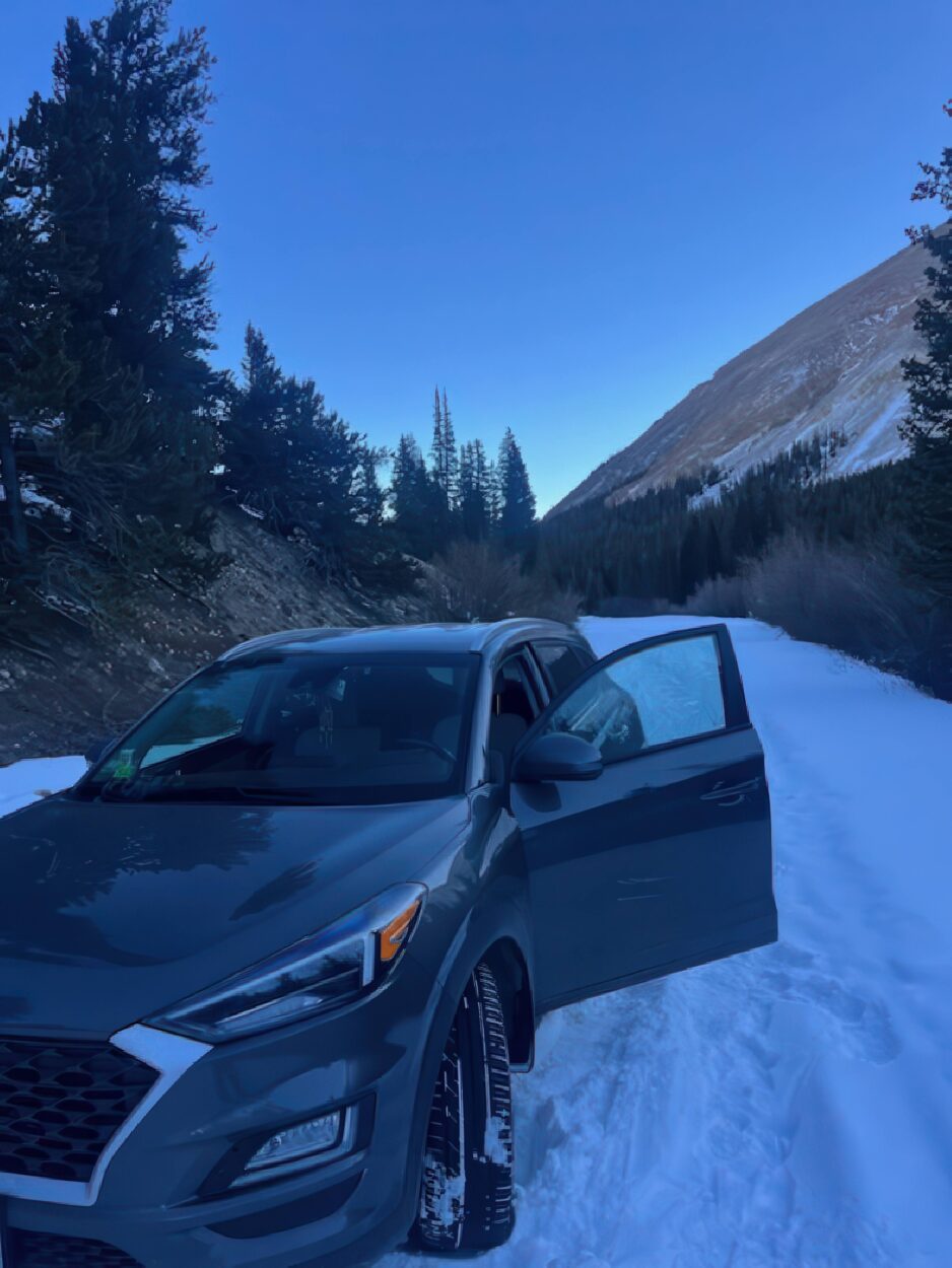 I am stuck in the snow