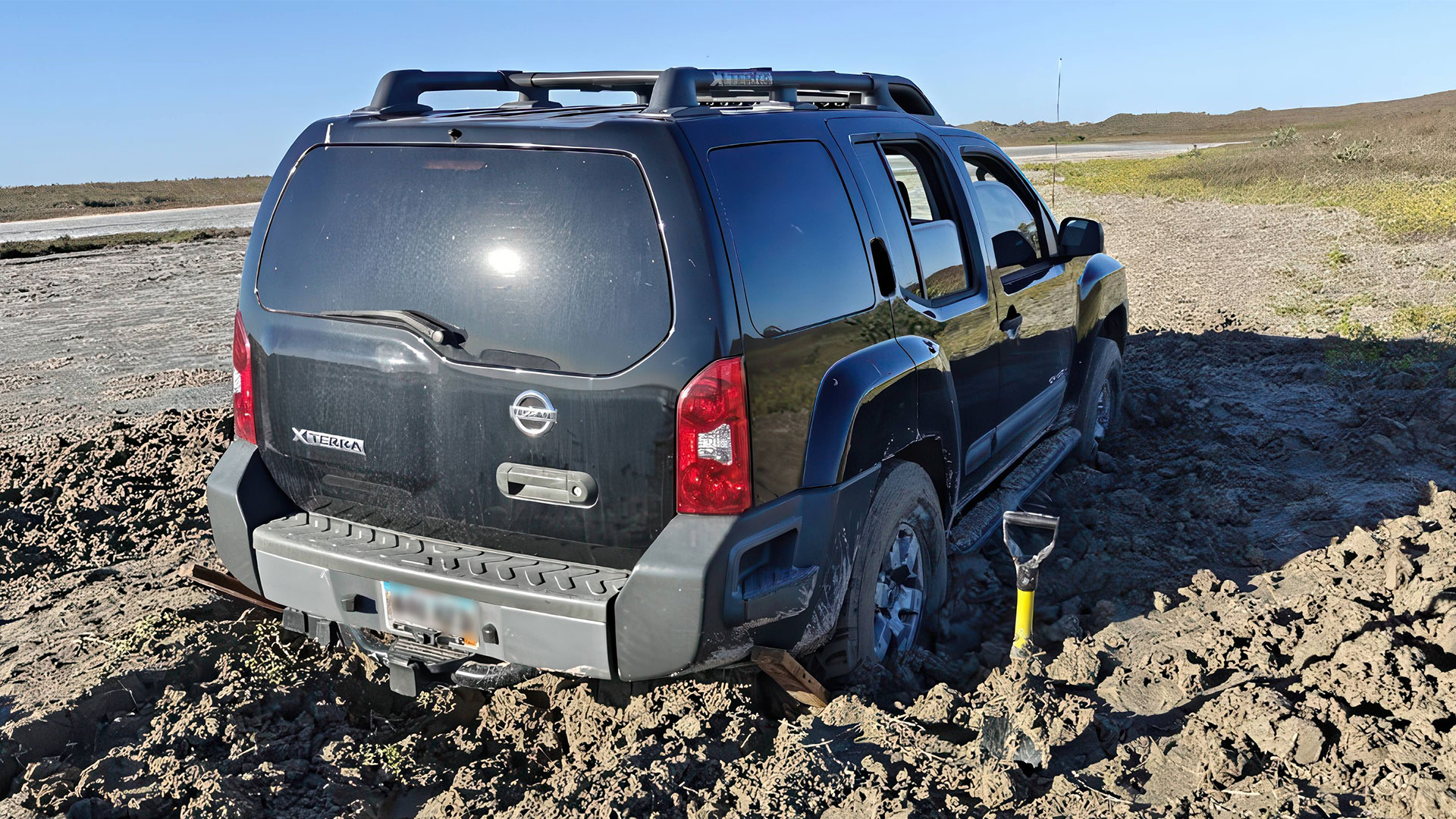 Xterra off-road 4lo with locking rear diff still stuck