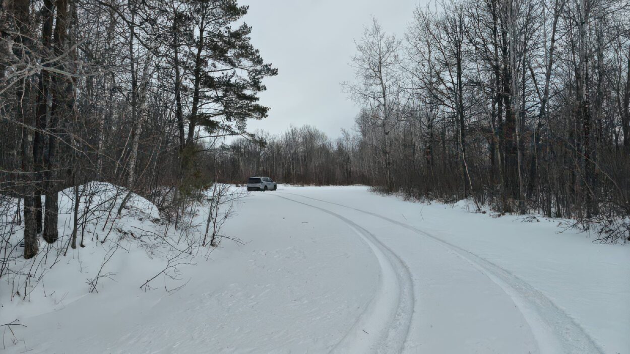 I'm stuck in fairly deep snow
