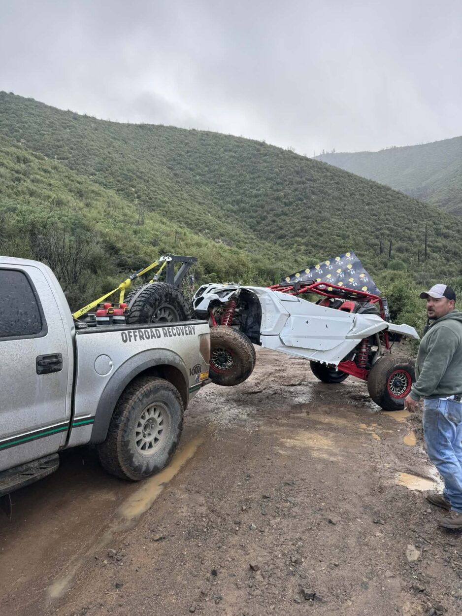 it went straight into the ditch offroad recovery in California