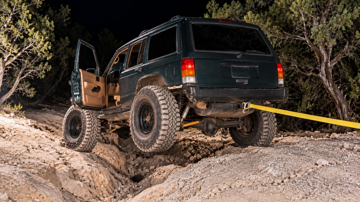 offroad recovery in Arizona 4x4 rescue