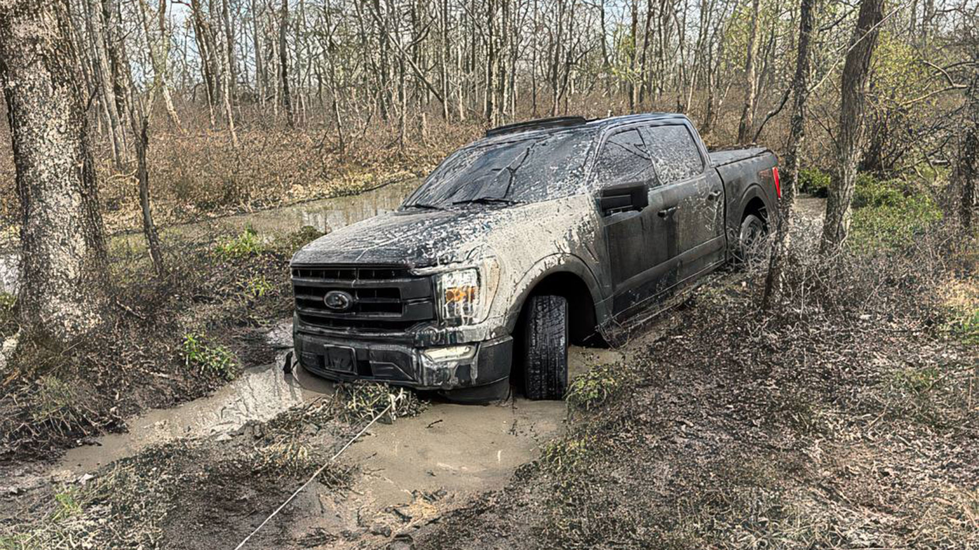 F150 Stuck in the mud