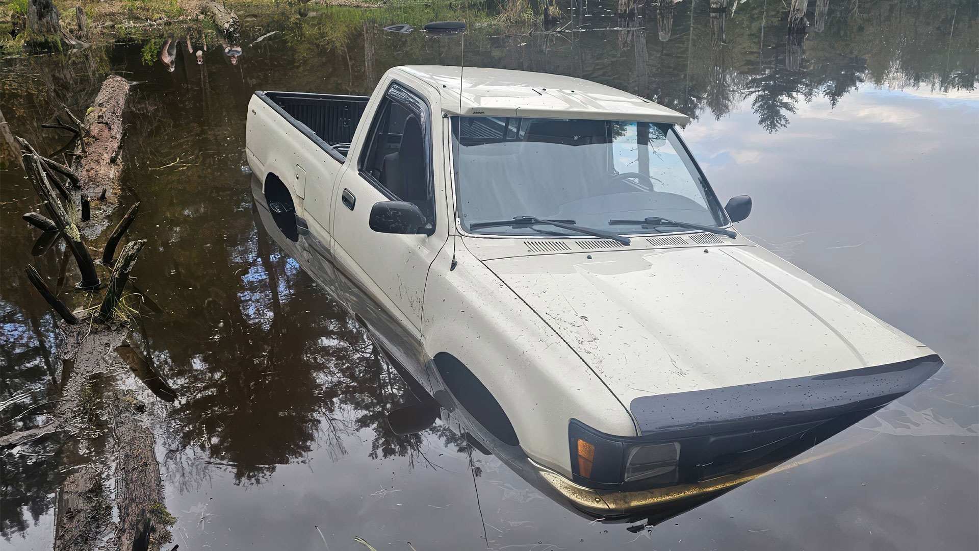 Tried to cross some washed out road